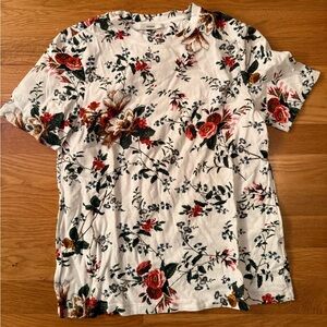ERDRM- floral t shirt - small